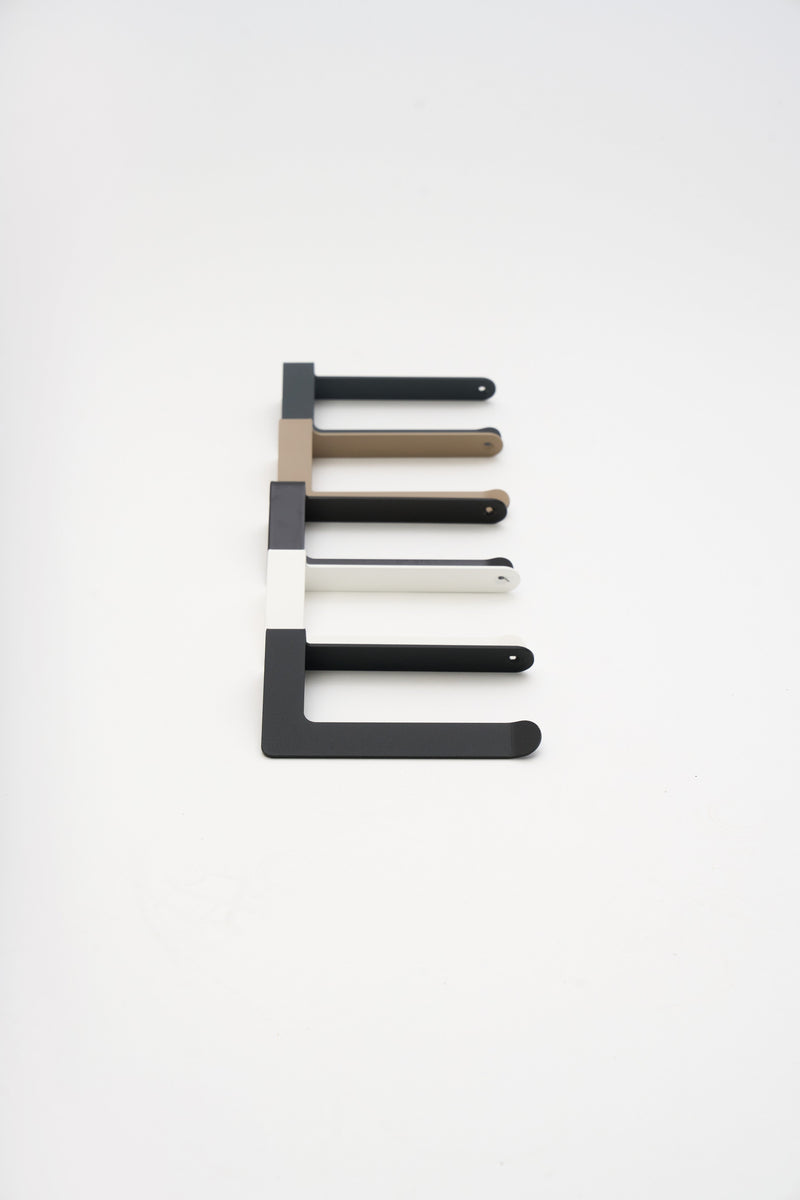 ATYP steel pieces grouped in the studio, each one built after it was ordered