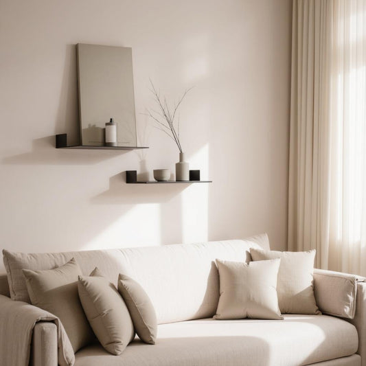 LUMO Livingroom Shelf in 3 mm cold-rolled steel by ATYP, powder-coated and made in Slovakia