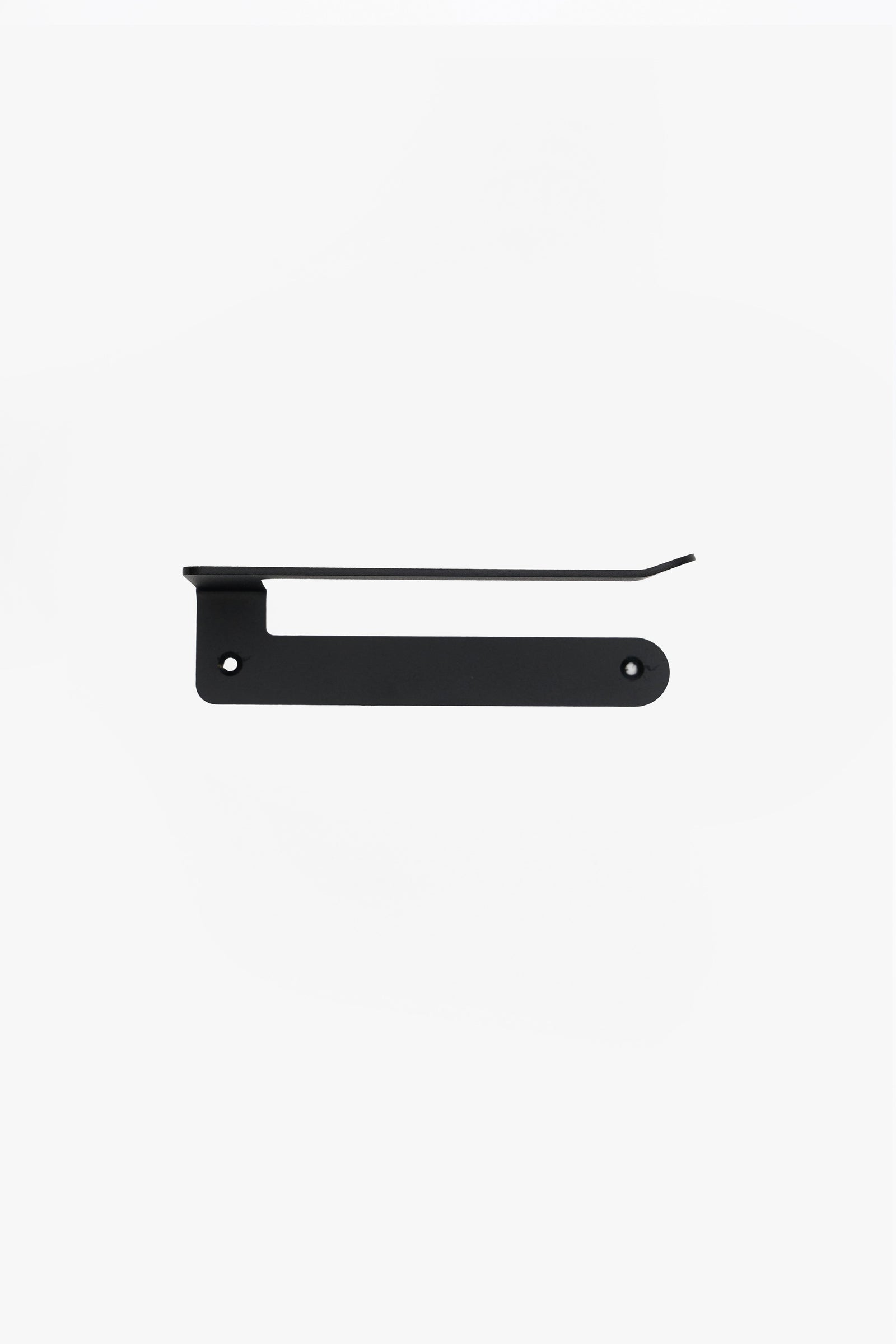 An ATYP powder coated steel holder photographed from the front in the studio