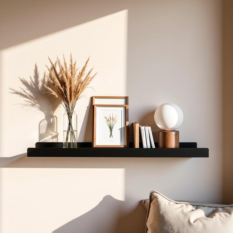 LUME Bedroom Shelf in powder-coated steel by ATYP, made in Bánovce nad Bebravou, Slovakia