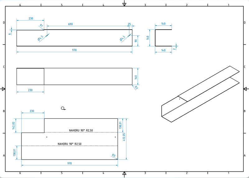 LYNX Bedroom Floating Shelf