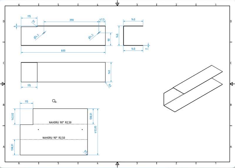 LYNX Bedroom Floating Shelf