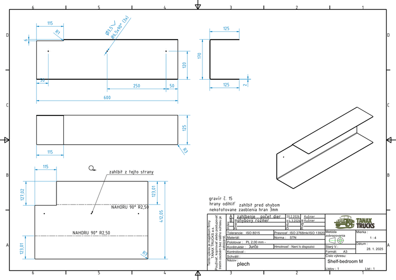 LYNX Schlafzimmer-Schweberegal
