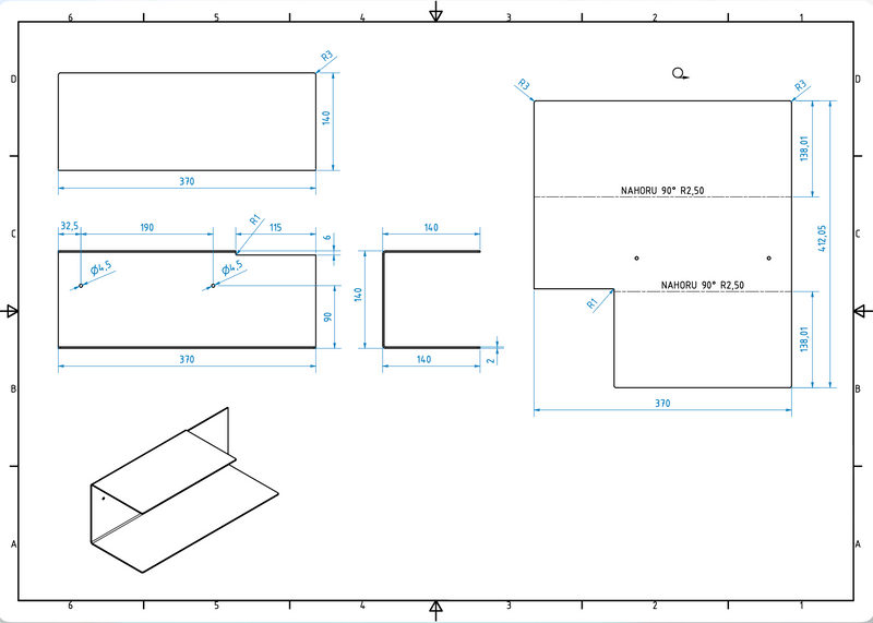 LYNX Bedroom Floating Shelf