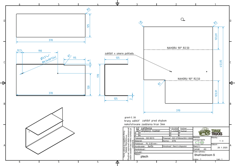 LYNX Schlafzimmer-Schweberegal