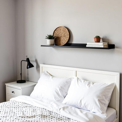 The LUME Bedroom Shelf available in multiple sizes and finishes, offering a tailored fit for various interior styles and needs.